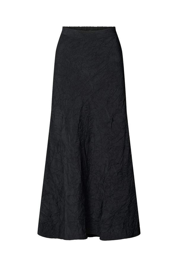 Ellery - Crinkled bias skirt I Black Black XS  2 - Rabens Saloner - DK