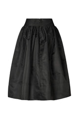 Silke - Nylon full skirt I Black Black XS  5 - Rabens Saloner - DK