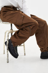 Justa - Nylon pants I Coffee    4 - Rabens Saloner - DK