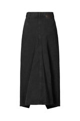 Kiddie - Denim black skirt I Washed black denim 3 - Rabens Saloner - DK