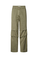 Alphas - Canvas light pants I Burnt olive Burnt olive XS 2 - Rabens Saloner - DK