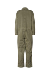 Jozette - Canvas light jumpsuit I Burnt olive    4 - Rabens Saloner - DK