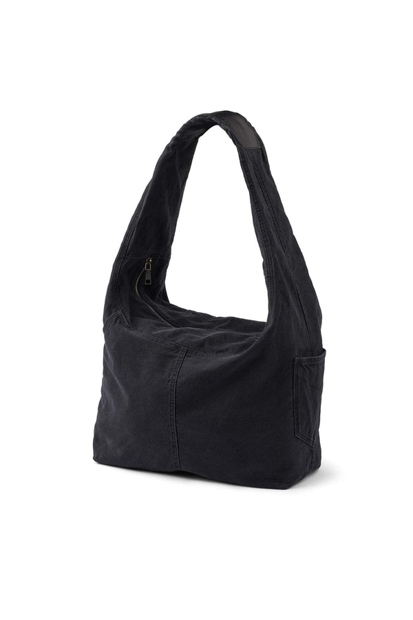 Kicka - Denim black shoulder bag I Washed black denim Washed black denim O/S  2 - Rabens Saloner - DK