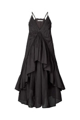 Shakira - Multi layer dress I Black    4 - Rabens Saloner - DK