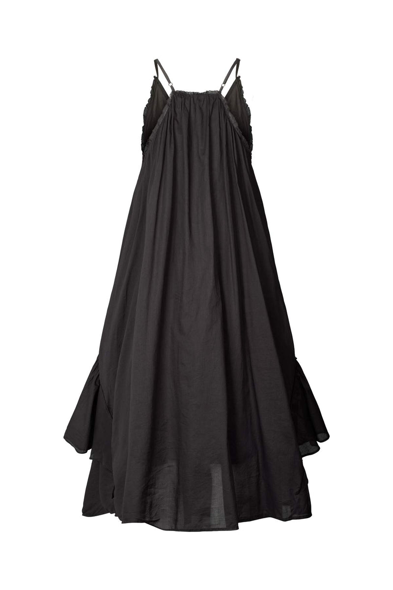 Shakira - Multi layer dress I Black    5 - Rabens Saloner - DK