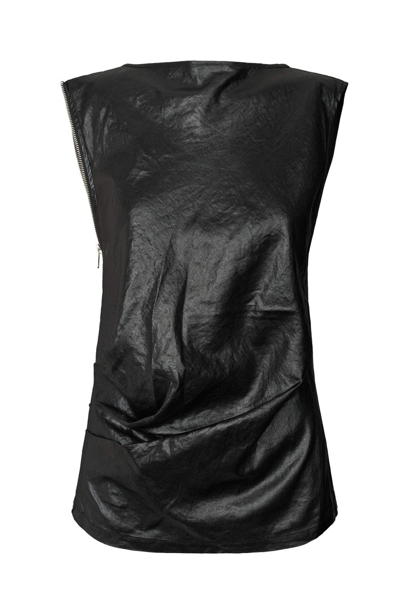 Alliyas - Glazed top I Black Black XS  4 - Rabens Saloner - DK