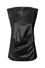 Alliyas - Glazed top I Black 2 - Rabens Saloner - DK