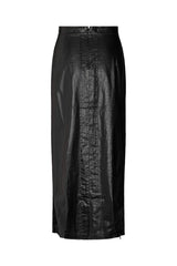 Naline - Glazed skirt I Black 5 - Rabens Saloner - DK