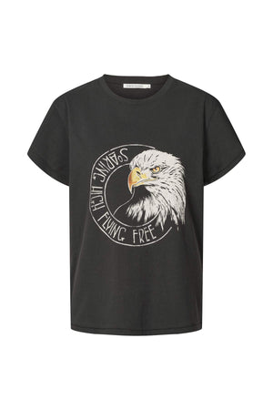 Ambla - Eagle t-shirt I Faded black Faded black XS  3 - Rabens Saloner - DK