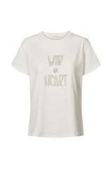 Ambla - Wild @heart t-shirt I Chalk Chalk XS 3 - Rabens Saloner - DK