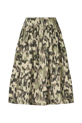 Silke - Cyber drill full skirt I Olive combo    5 - Rabens Saloner - DK