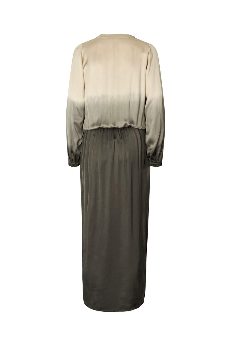 Vera - Flow wrap over dress I Sand combo 4 - Rabens Saloner - DK