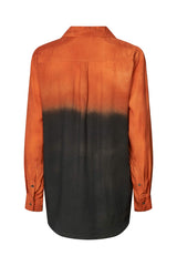 Rosali - Graffiti mens shirt I Burnt orange black combo 4 - Rabens Saloner - DK