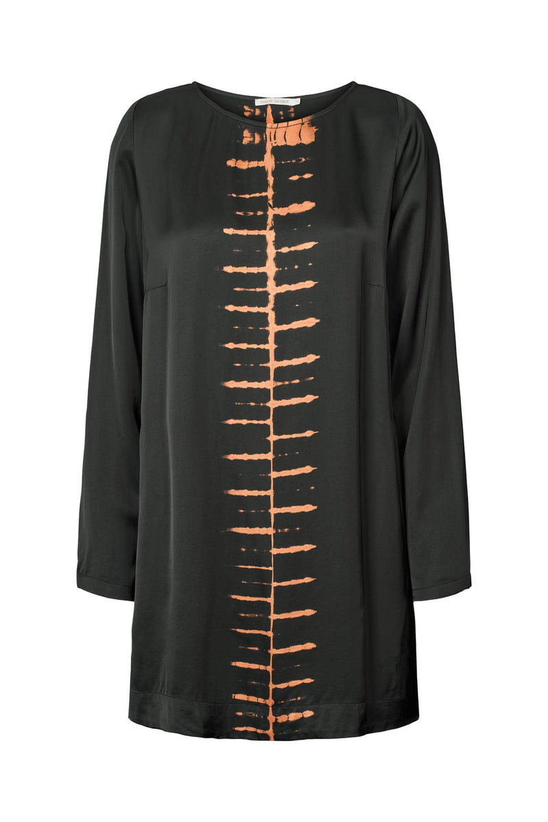 Lupitas - Spine long sleeve Aline dress I Black combo Black combo XS  3 - Rabens Saloner - DK