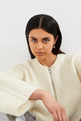 Sig - Sheep knit bomber jacket I Peachy    5 - Rabens Saloner - DK