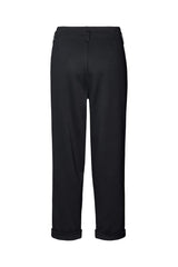 Raina - Tailored pleat pants I Black navy combo    4 - Rabens Saloner - DK