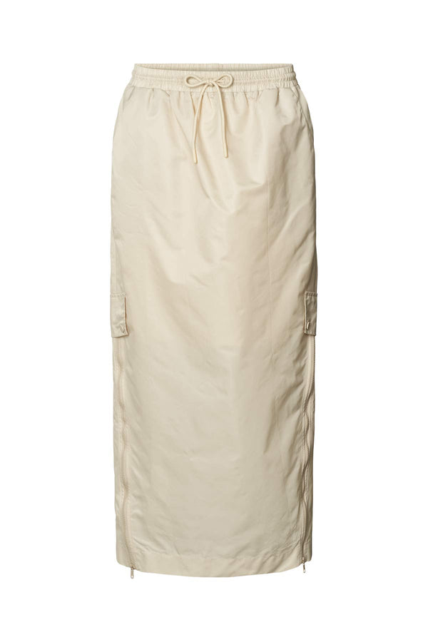 Nylon Gazare Pile Skirt