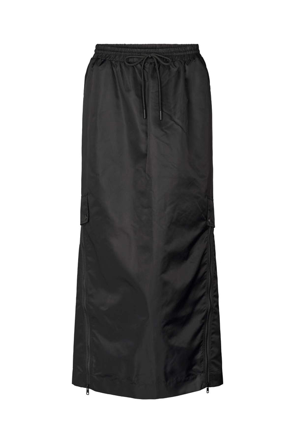 Peaches - Nylon skirt I Black Black XS 1 - Rabens Saloner - DK