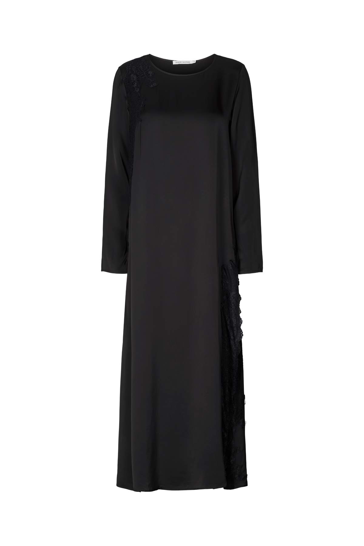 Annelie - Solid lacey dress I Black Black XS 3 - Rabens Saloner - DK