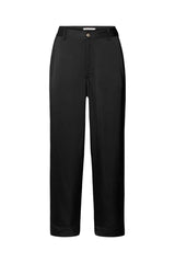 Carly - Solid pants I Black Black XS 3 - Rabens Saloner - DK