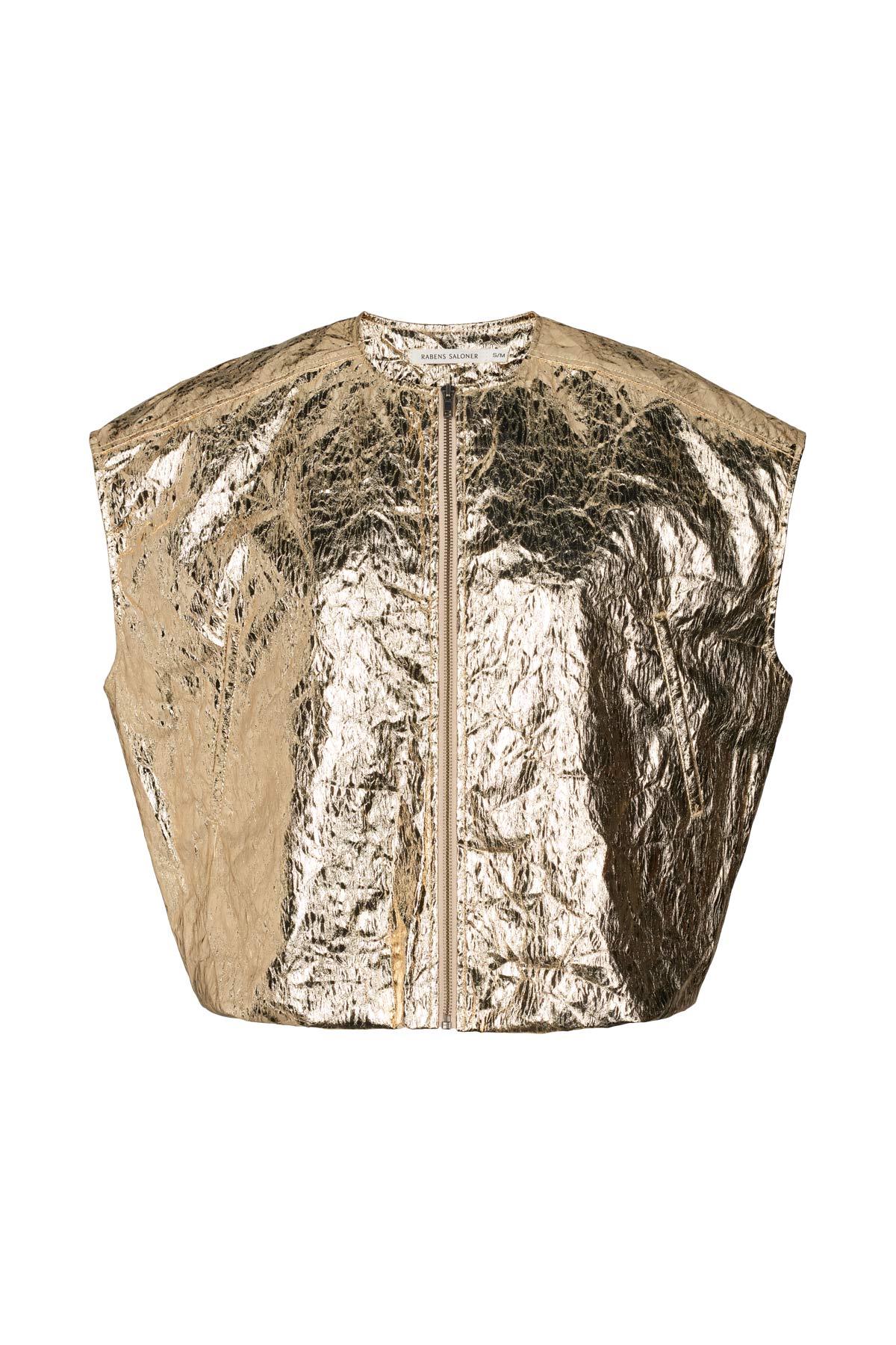 Romy - Cracked metal top I Gold Gold XS/S 1 - Rabens Saloner - DK