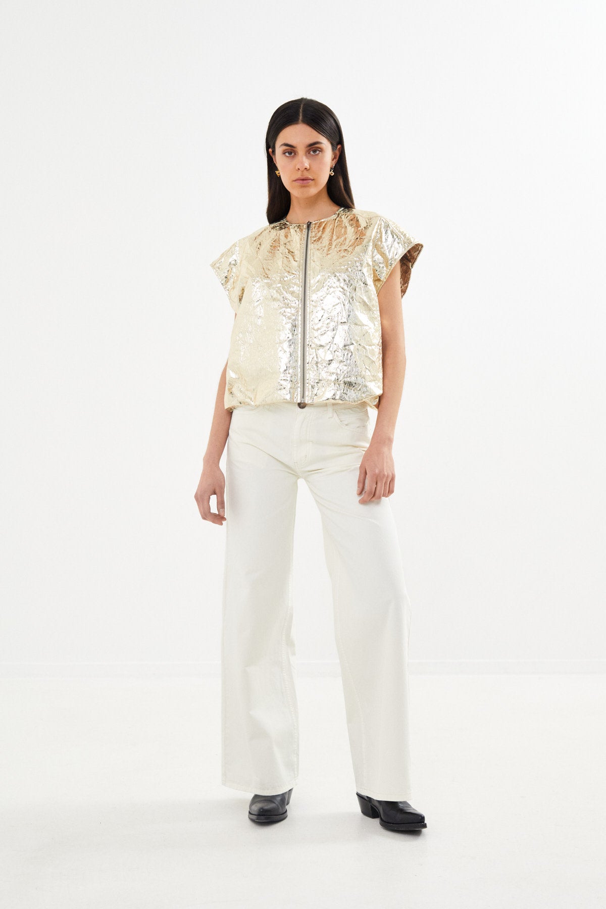 Romy - Cracked metal top I Gold 3 - Rabens Saloner - DK