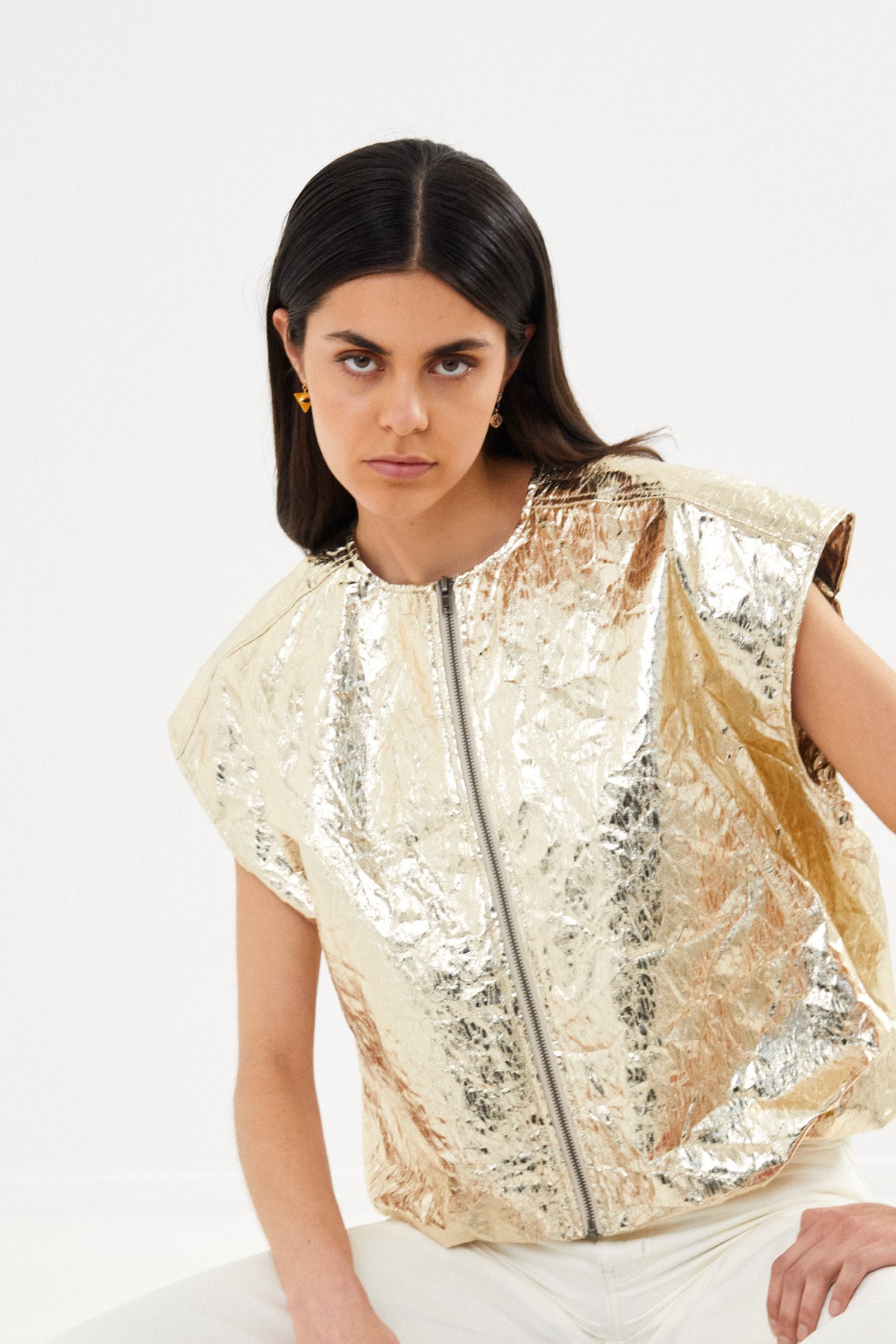 Romy - Cracked metal top I Gold 4 - Rabens Saloner - DK