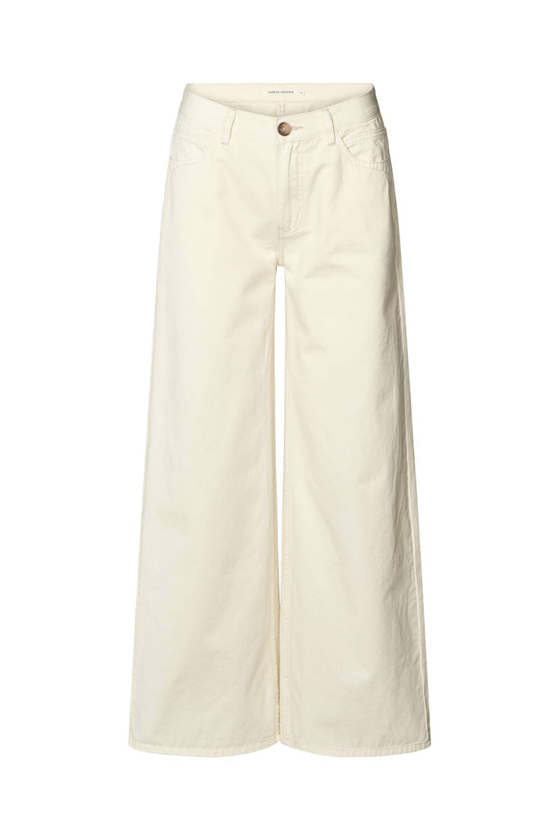 Ini - Canvas light pants I Winter white Winter white XS  2 - Rabens Saloner - DK