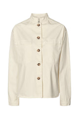 Jozephine - Canvas light shirt I Winter white Winter white XS  1 - Rabens Saloner - DK