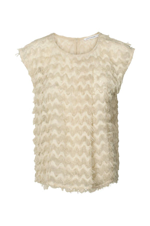 Sanga - Feathery top I Oyster Oyster XS 2 - Rabens Saloner - DK