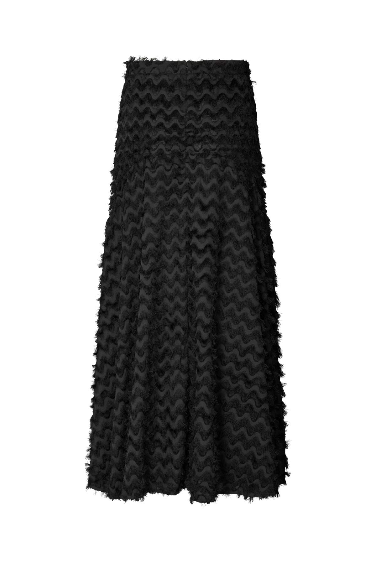 Selilja - Feathery skirt I Black 3 - Rabens Saloner - DK