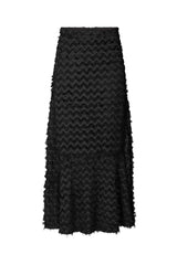 Selilja - Feathery skirt I Black    1 - Rabens Saloner - DK