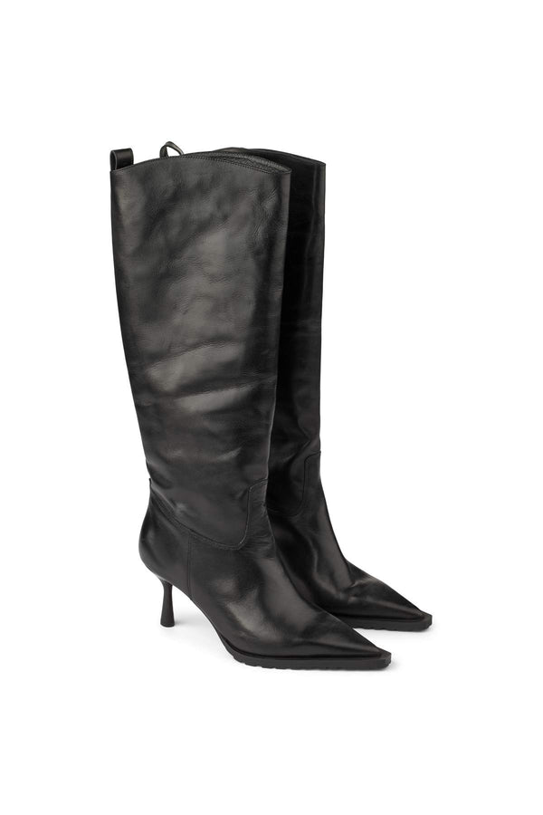 Lupina - Heel riding boot I Black    1 - Rabens Saloner - DK