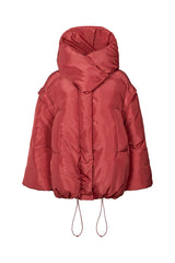 River - Quilt down jacket I Burgundy    4 - Rabens Saloner - DK