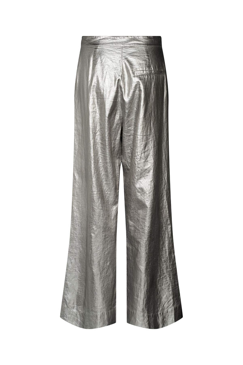 Inja - Antique silver wide leg pants I Antique silver    5 - Rabens Saloner - DK