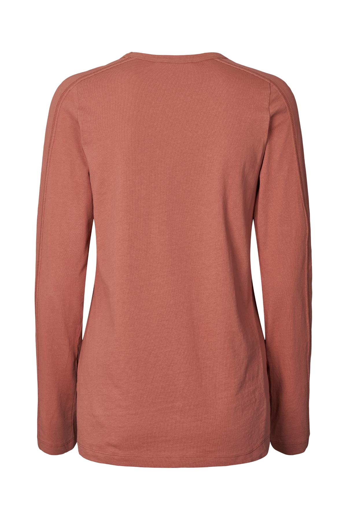 Jacka - Vintage jersey long sleeve top I Russet Burgundy 2 - Rabens Saloner - DK