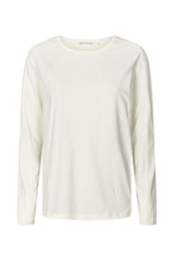 Jacka - Vintage jersey long sleeve top I Chalk    1 - Rabens Saloner - DK