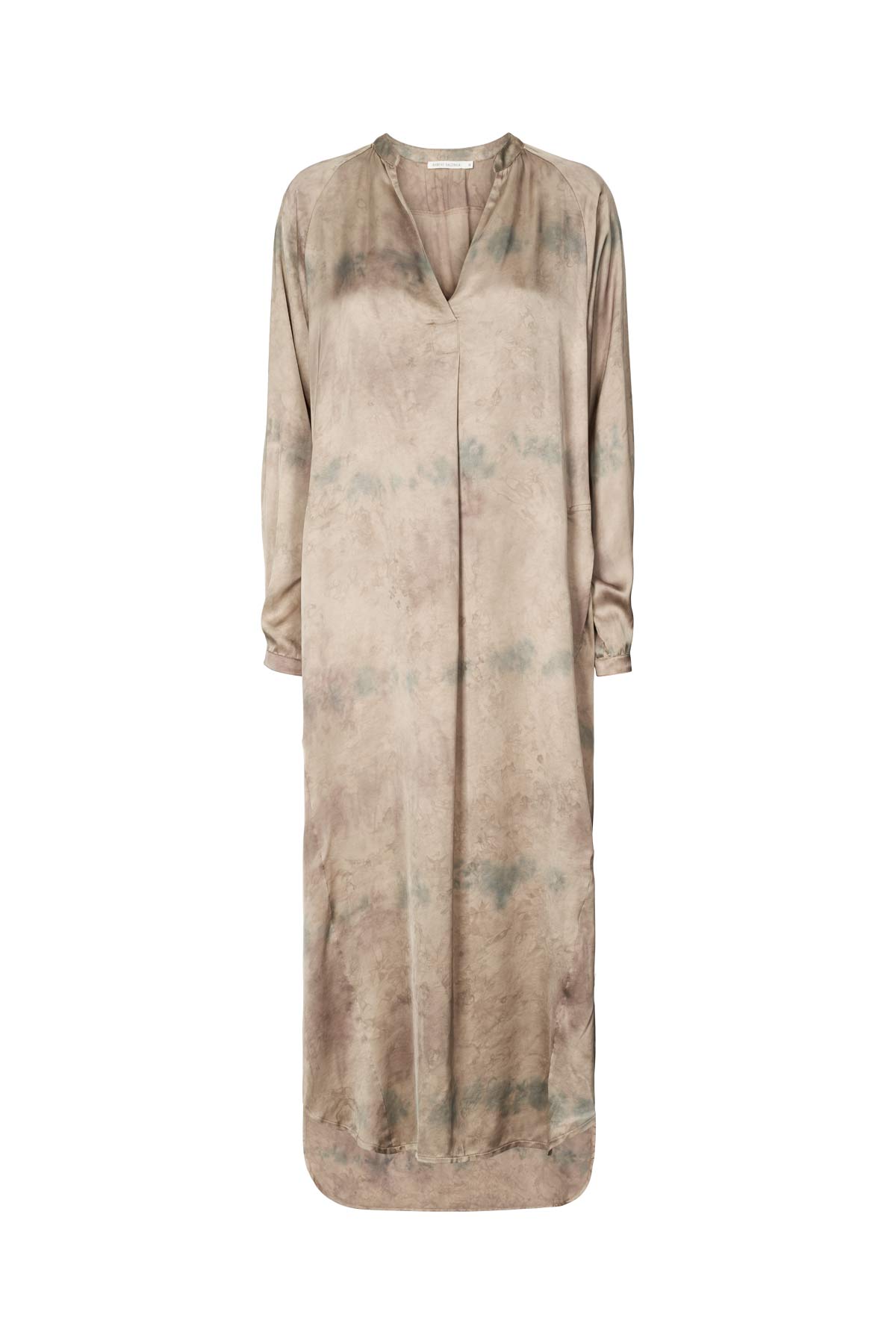 Houda - Mixture shirt dress I Silver combo 2 - Rabens Saloner - DK