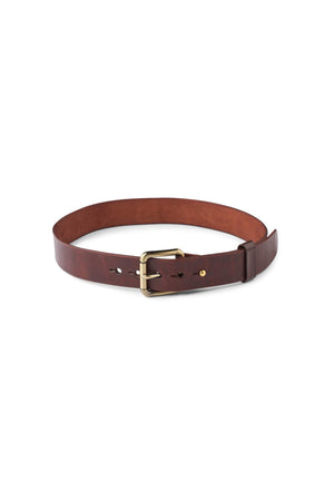 Adelisa - Leather wide belt I Cognac Cognac 70 1 - Rabens Saloner - DK