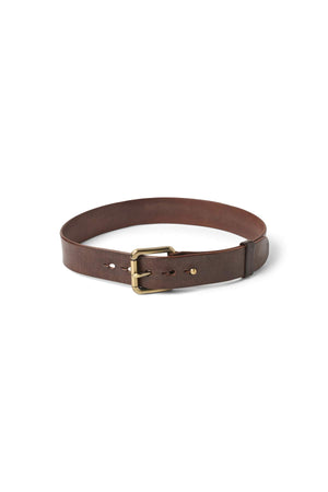 Adelisa - Leather wide belt I Dark brown Dark brown 70 1 - Rabens Saloner - DK