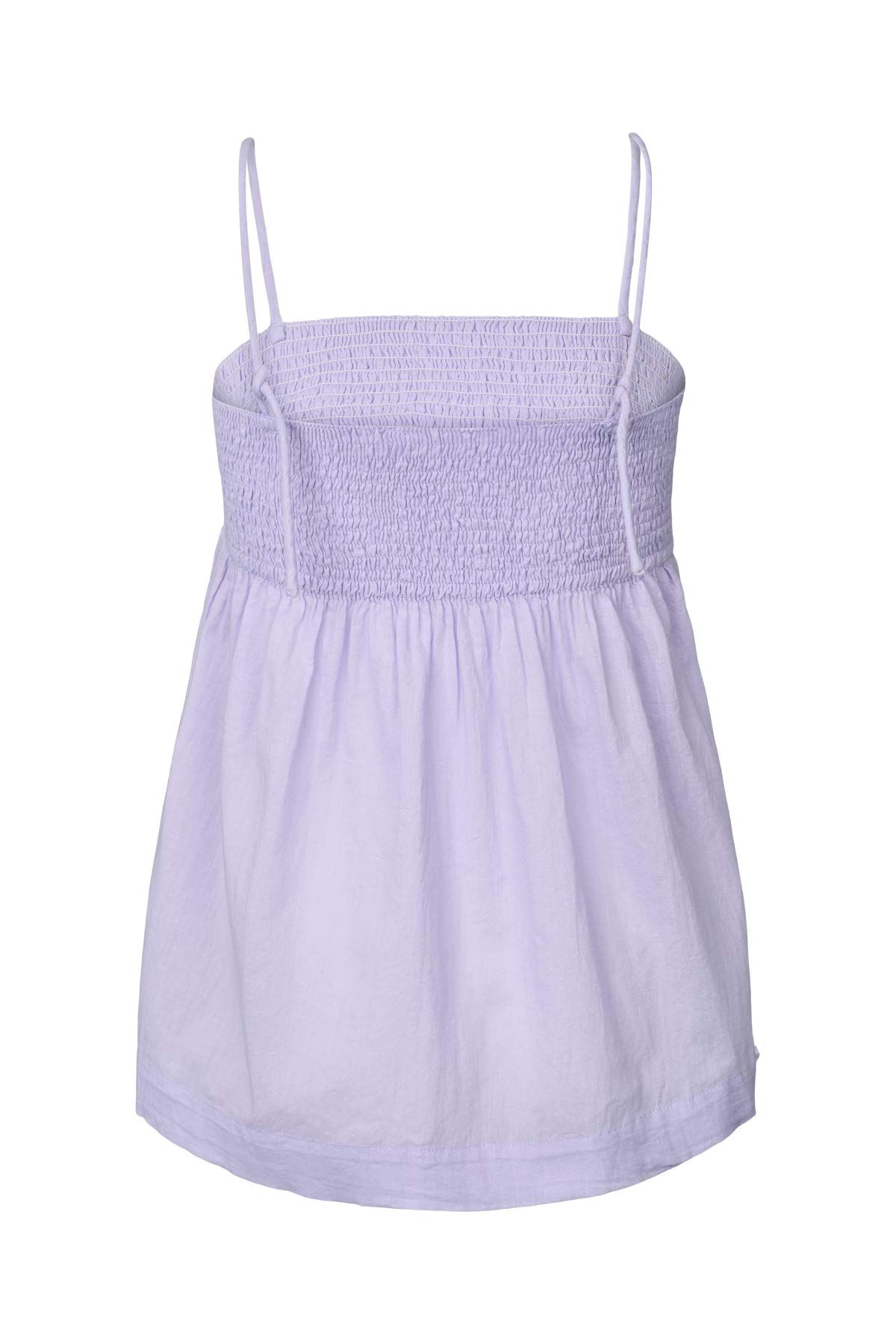 Dot - Cotton smock string top I Violet 4 - Rabens Saloner - DK
