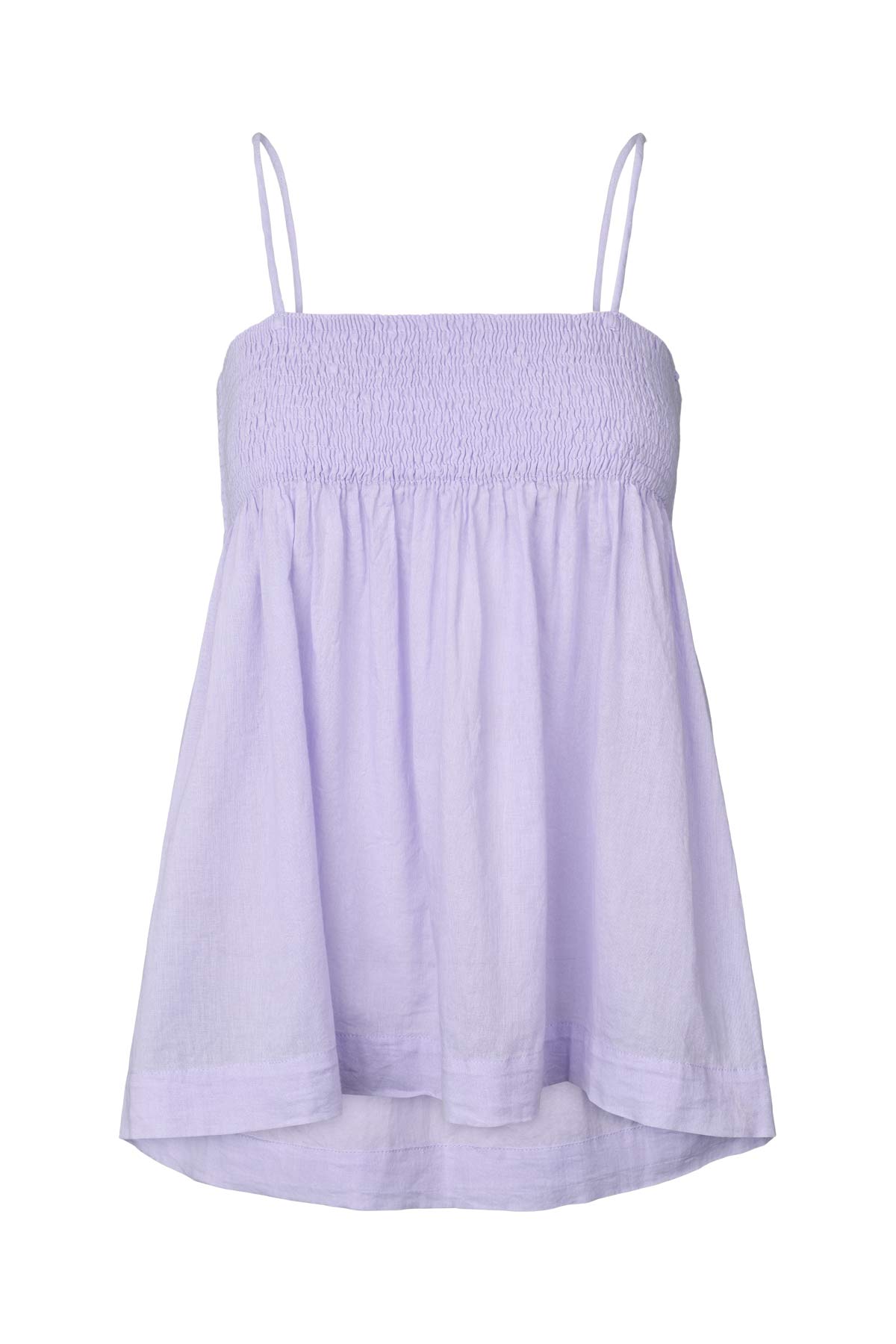 Dot - Cotton smock string top I Violet Violet XS 3 - Rabens Saloner - DK