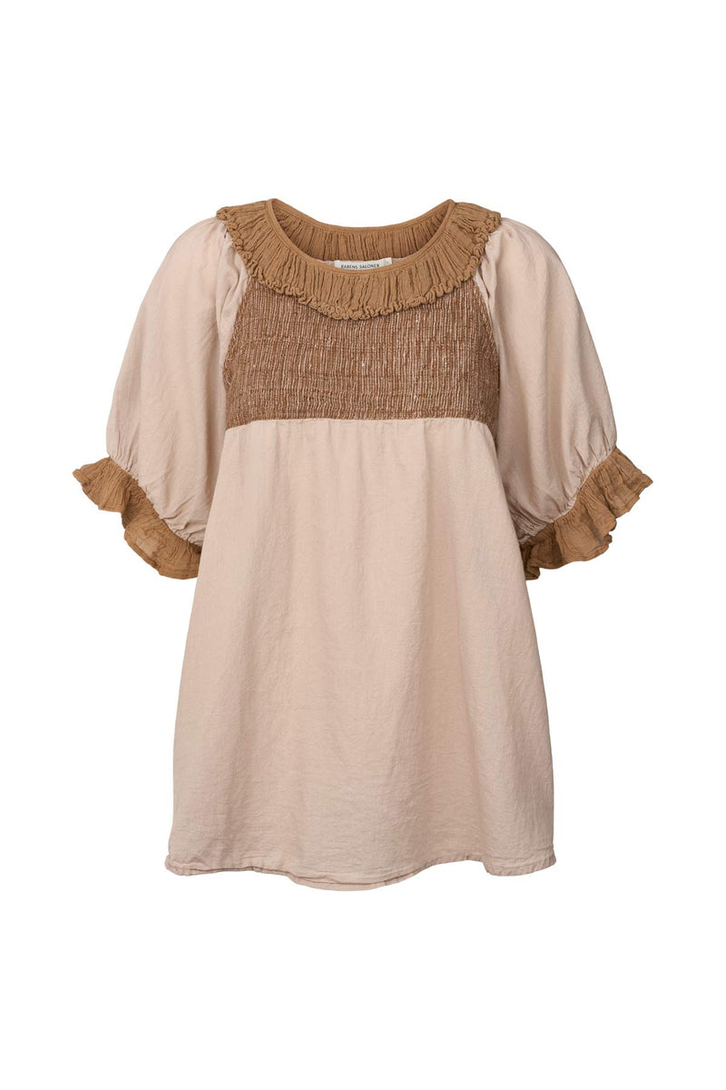 Dorita - Cotton angel top I Caramel Caramel XS 1 - Rabens Saloner - DK