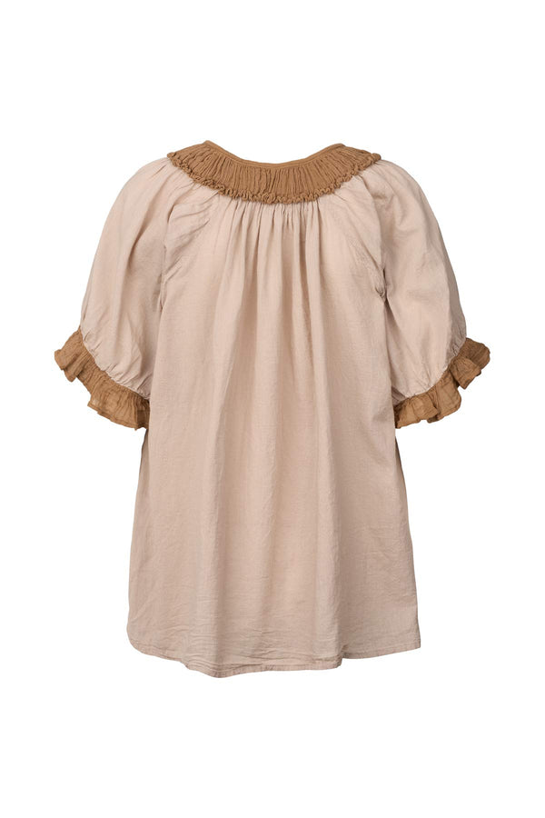 Dorita - Cotton angel top I Caramel 2 - Rabens Saloner - DK