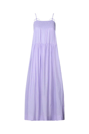 Dodo - Cotton smock tier dress I Violet Violet XS 1 - Rabens Saloner - DK