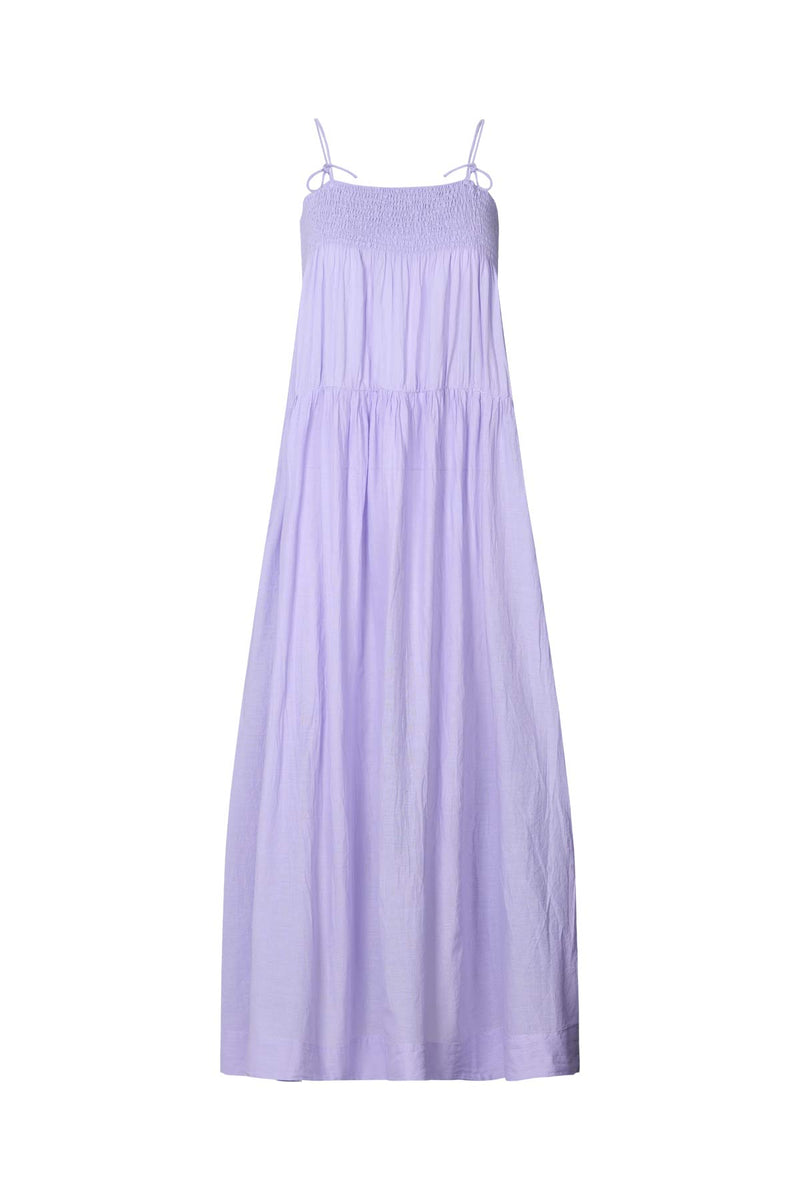 Dodo - Cotton smock tier dress I Violet Violet XS 1 - Rabens Saloner - DK