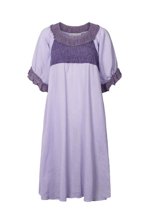 Dortia - Cotton short angel dress I Violet Violet XS 3 - Rabens Saloner - DK