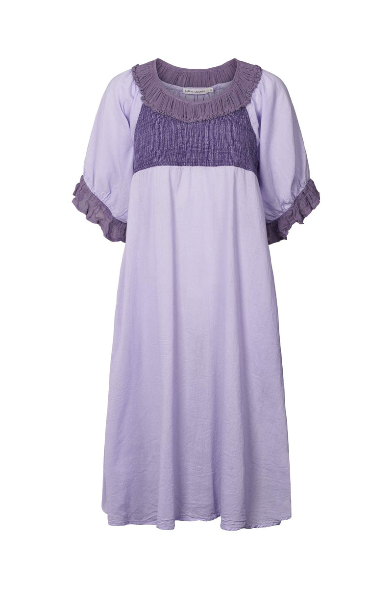 Dortia - Cotton short angel dress I Violet Violet XS 3 - Rabens Saloner - DK