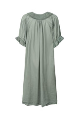 Dortia - Cotton short angel dress I Sage 2 - Rabens Saloner - DK