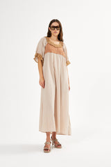 Dorothea - Cotton long angel dress I Sage 3 - Rabens Saloner - DK